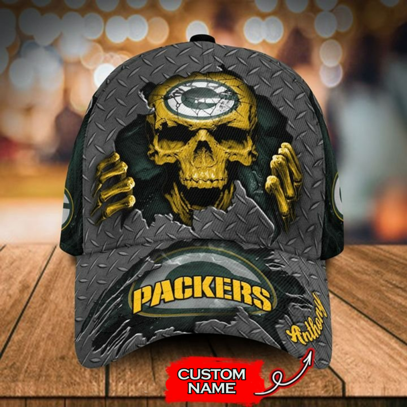 Green Bay Packers- Personalized NFL Skull Cap-SPCAP0109011