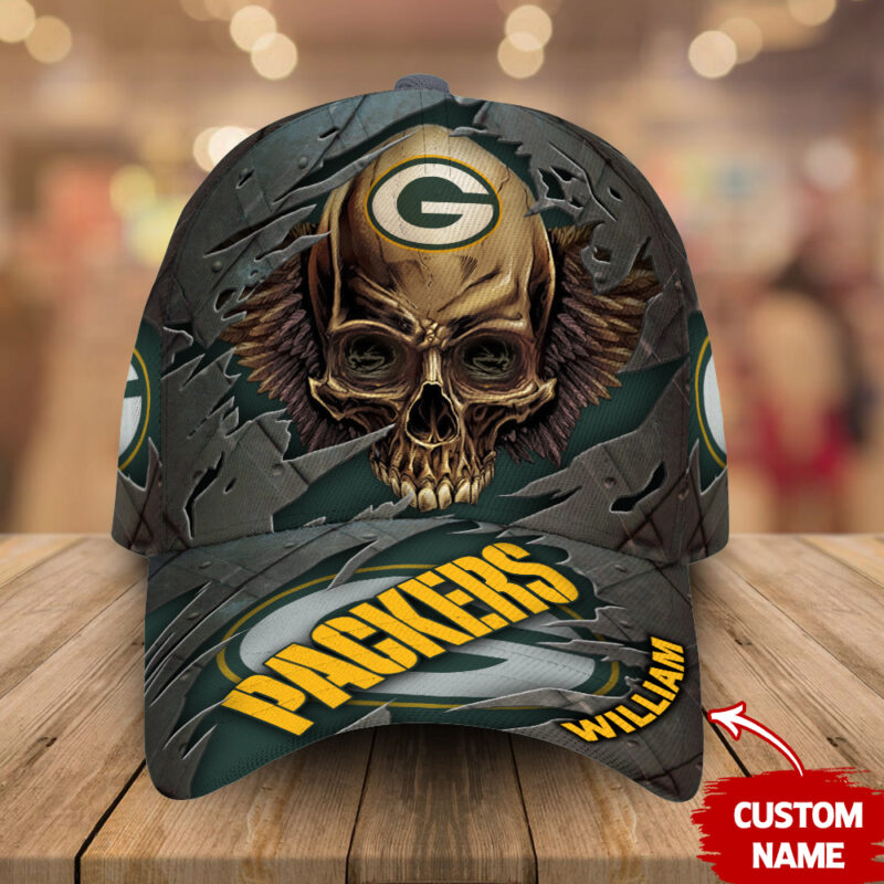 Green Bay Packers-Personalized NFL Skull Cap V2-SPCAPA0109012