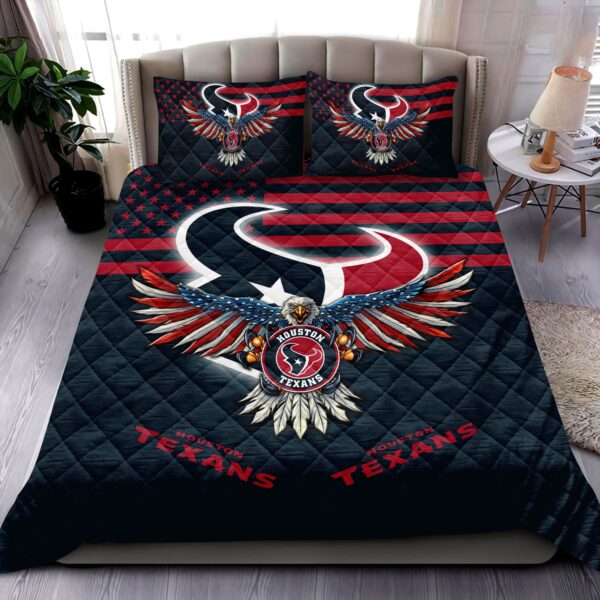 Houston Texans NFL Quilt Bedding Set M02