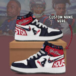 Houston Texans Air Jordan 1 Shoes
