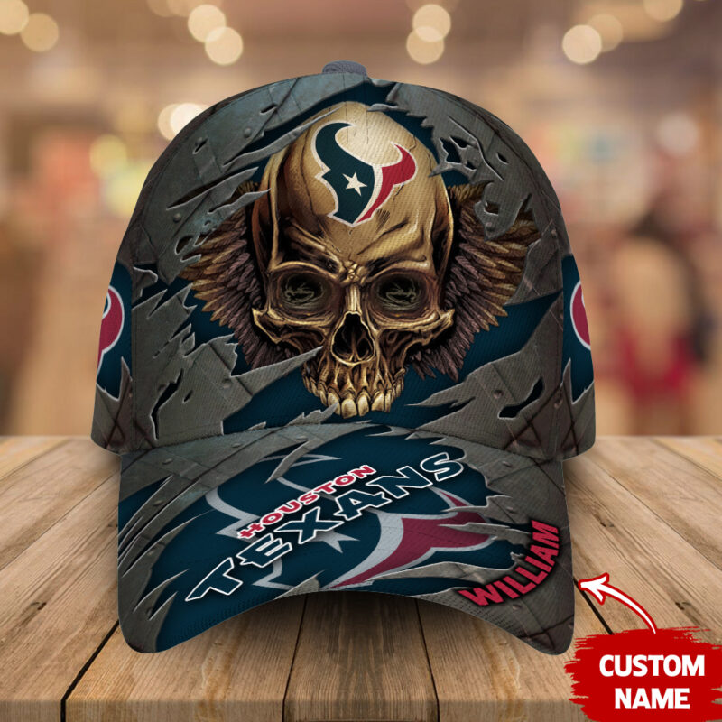 Houston Texans-Personalized NFL Skull Cap V2-SPCAPA0109013