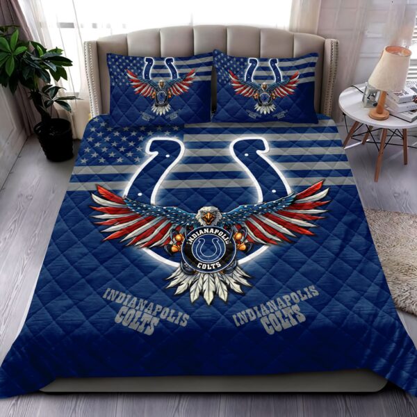 Indianapolis Colts NFL Quilt Bedding Set M02