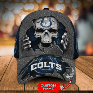 Indianapolis Colts- Personalized NFL Skull Cap-SPCAP0109013