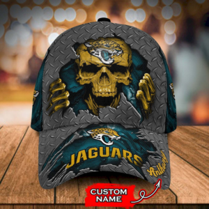 Jacksonville Jaguars- Personalized NFL Skull Cap-SPCAP0109014