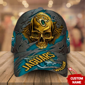 Jacksonville Jaguars-Personalized NFL Skull Cap V2-SPCAPA0109015