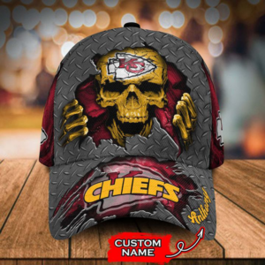 Kansas City Chiefs- Personalized NFL Skull Cap-SPCAP0109015