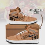 Kansas City Chiefs Brown Air Jordan 1 Shoes