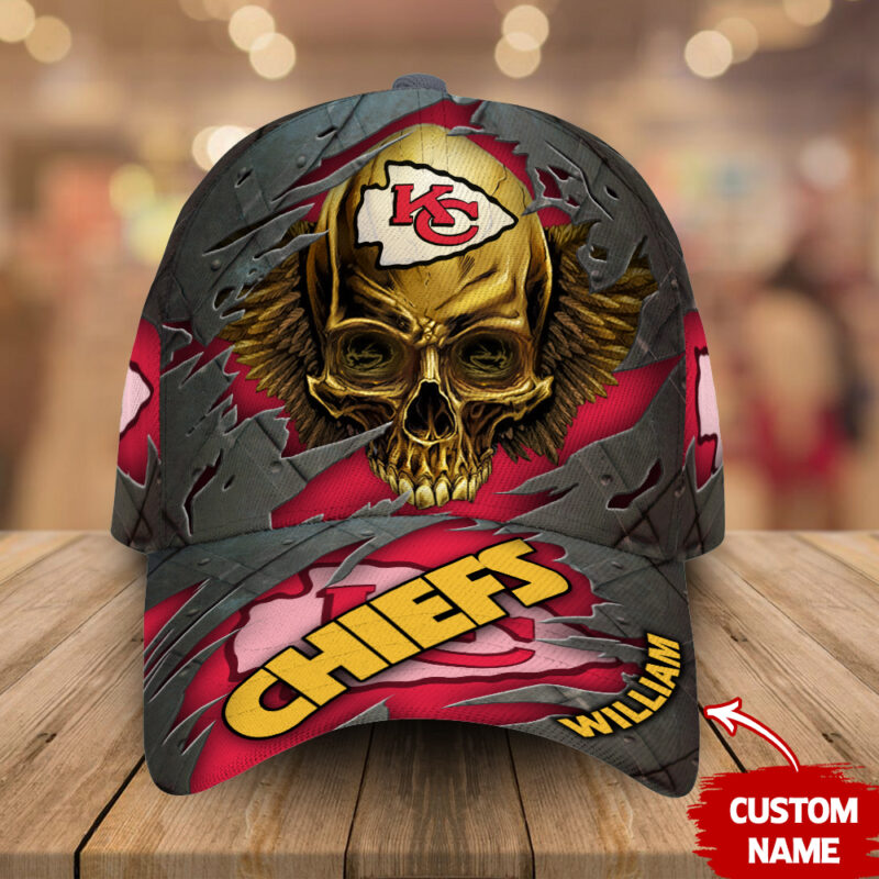 Kansas City Chiefs-Personalized NFL Skull Cap V2-SPCAPA0109016