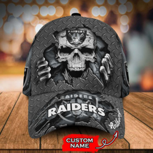 Las Vegas Raiders- Personalized NFL Skull Cap-SPCAP0109016