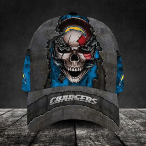 Los Angeles Chargers-Personalized NFL Skull Cap V3