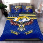 Los Angeles Rams NFL Quilt Bedding Set M02