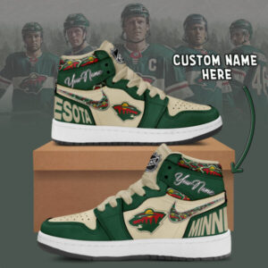 Minnesota Wild- Air Jordan 1 Shoes