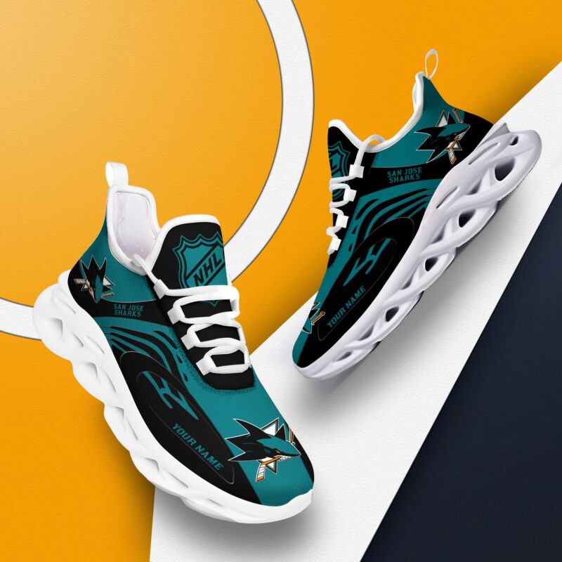 San Jose Sharks-Clunky Max Soul Shoes v3