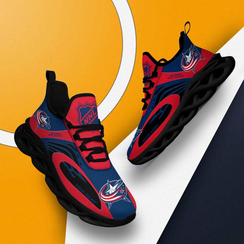 Columbus Blue Jackets-Clunky Max Soul Shoes v3