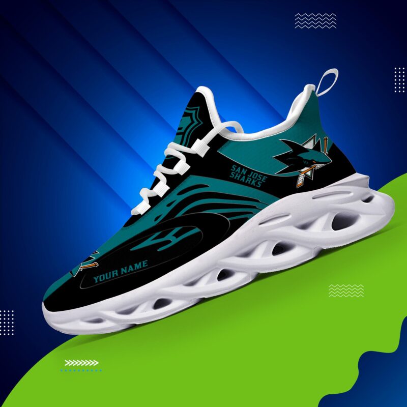 San Jose Sharks-Clunky Max Soul Shoes v3