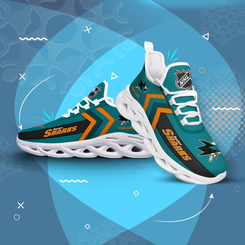 San Jose Sharks-Clunky Max Soul Shoes