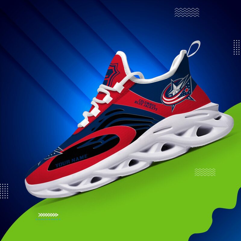 Columbus Blue Jackets-Clunky Max Soul Shoes v3