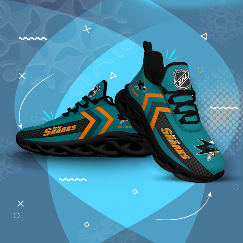 San Jose Sharks-Clunky Max Soul Shoes