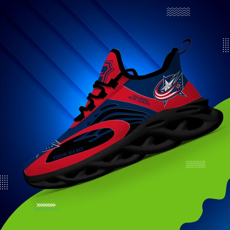 Columbus Blue Jackets-Clunky Max Soul Shoes v3