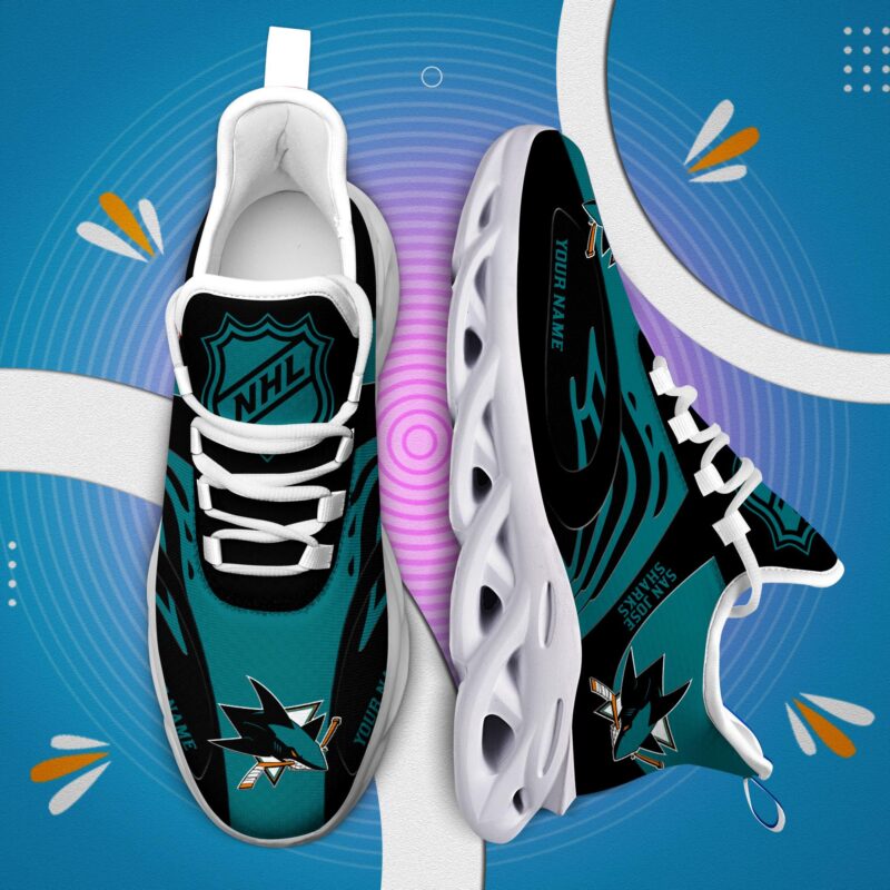 San Jose Sharks-Clunky Max Soul Shoes v3