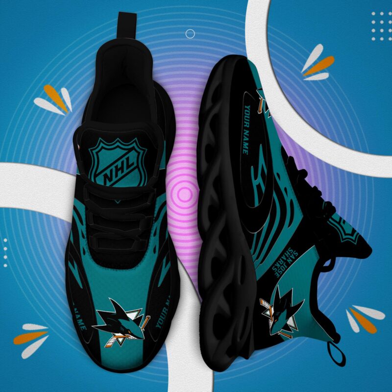 San Jose Sharks-Clunky Max Soul Shoes v3