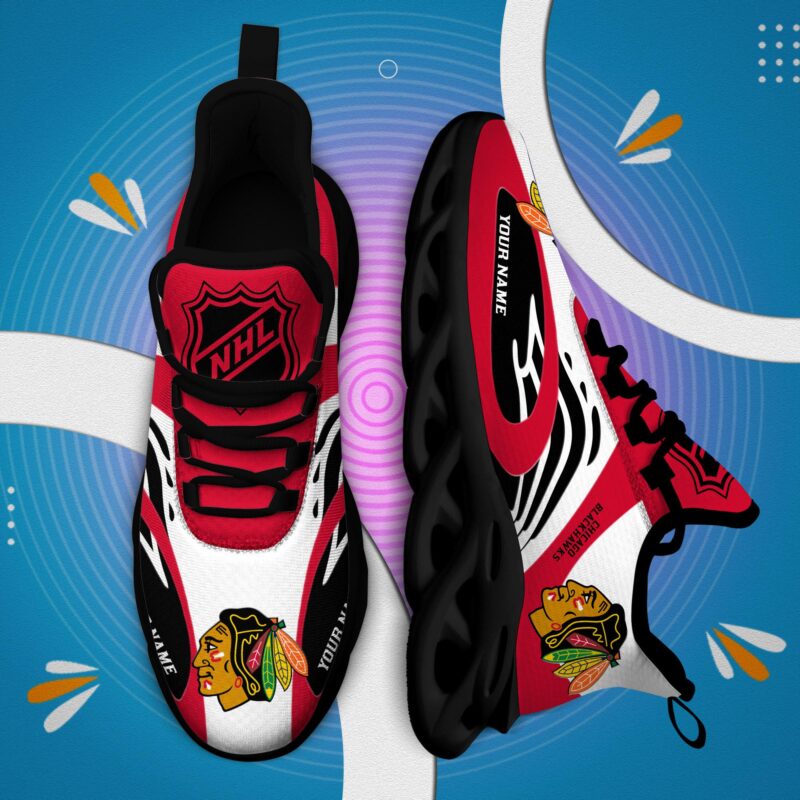 Chicago Blackhawks-Clunky Max Soul Shoes v3