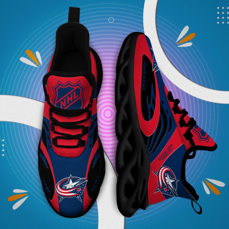 Columbus Blue Jackets-Clunky Max Soul Shoes v3