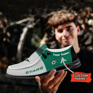Dallas Stars NHL HD Shoes Custom Name Perfect Gift