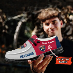 Florida Panthers NHL HD Shoes Custom Name Perfect Gift