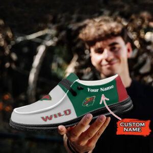 Minnesota Wild NHL HD Shoes Custom Name Perfect Gift