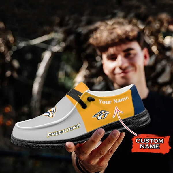 Nashville Predators NHL HD Shoes Custom Name Perfect Gift