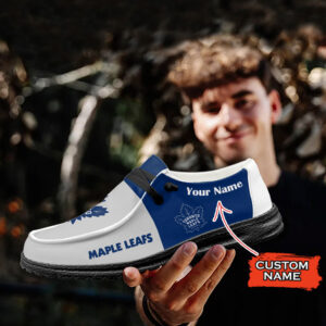 Toronto Maple Leafs NHL HD Shoes Custom Name Perfect Gift
