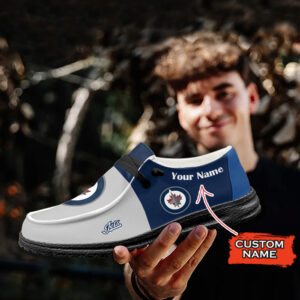 Winnipeg Jets NHL HD Shoes Custom Name Perfect Gift