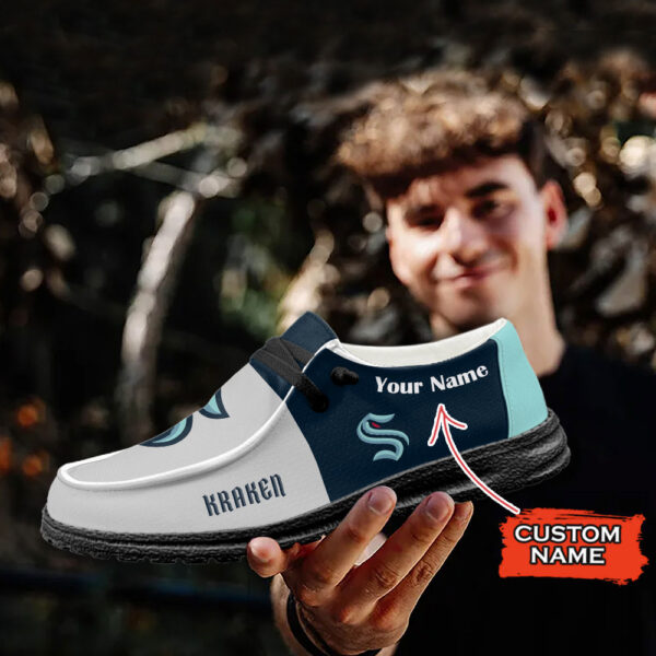 Seattle Kraken NHL HD Shoes Custom Name Perfect Gift