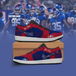 New York Giants- Nike Jordan 1 Low