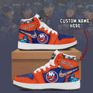 New York Islanders- Air Jordan 1 Shoes