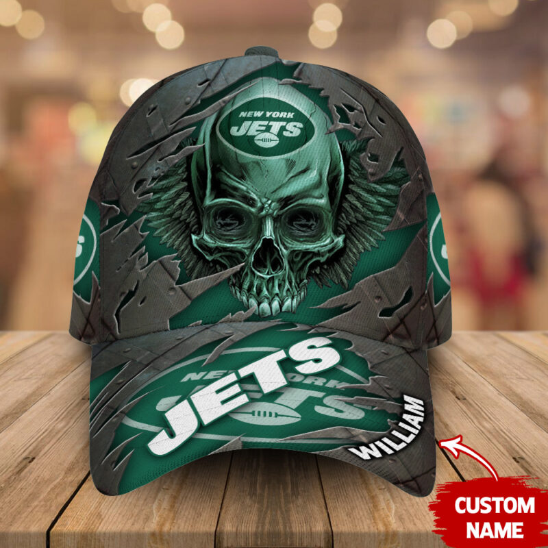 New York Jets-Personalized NFL Skull Cap V2-SPCAPA0109025