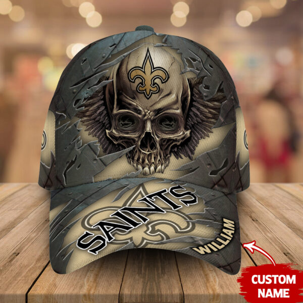 New Orleans Saints-Personalized NFL Skull Cap V2-SPCAPA0109023