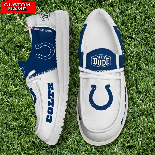 Indianapolis Colts Personalized Your Name NFL 32 Teams Hey Dude Shoes