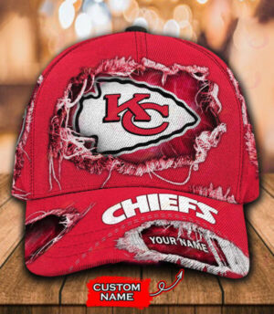 Kansas City Chiefs-Personalized NFL Classic Cap-V2