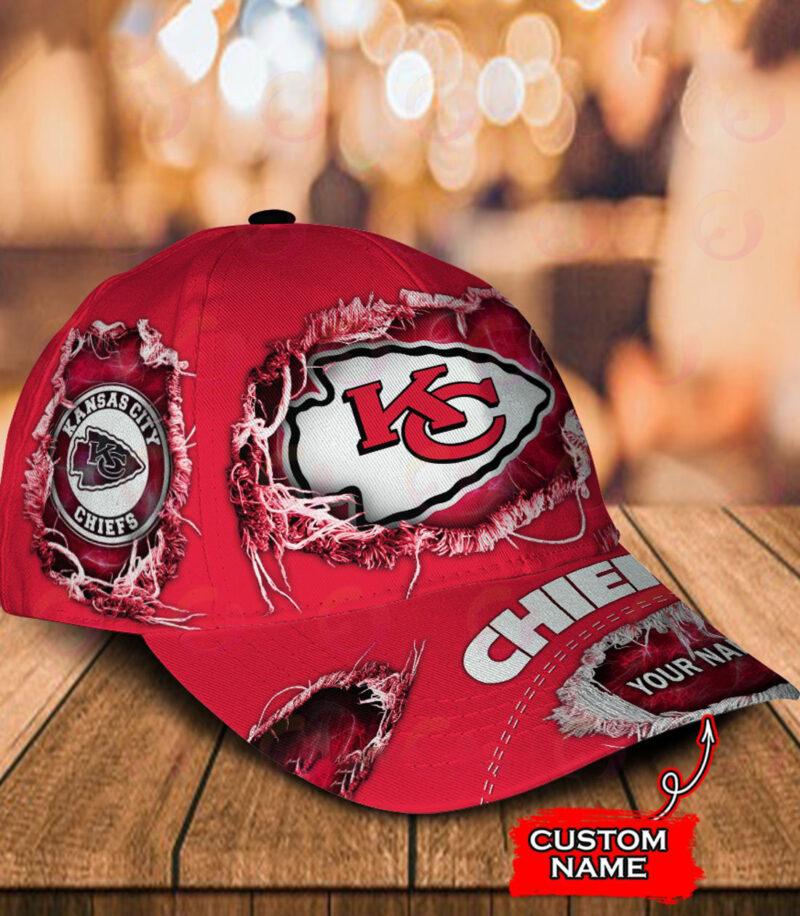 Kansas City Chiefs-Personalized NFL Classic Cap-V2