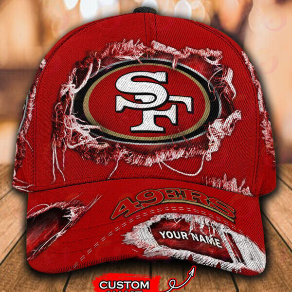 San Francisco 49ers-Personalized NFL Classic Cap-V2
