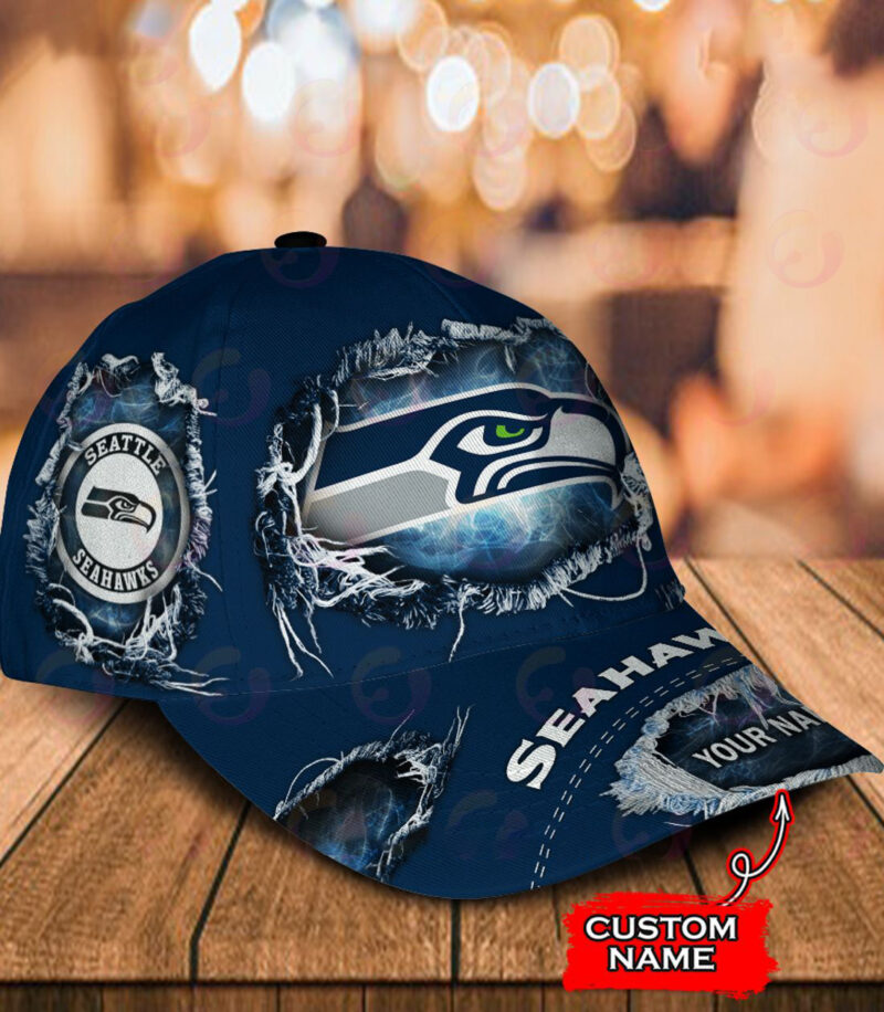 Seattle Seahawks-Personalized NFL Classic Cap-V2