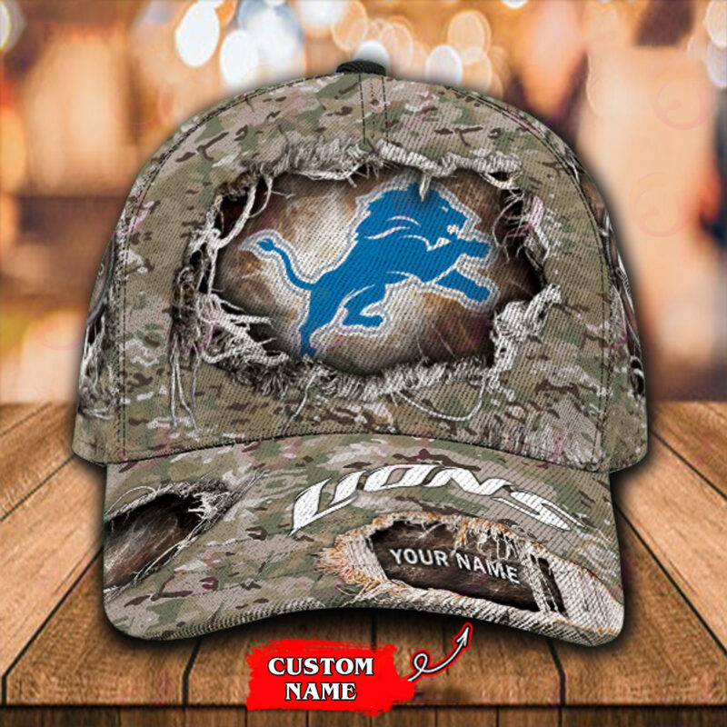 Detroit Lions-Personalized NFL Classic Cap