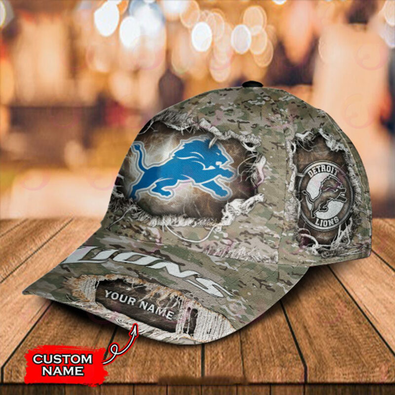 Detroit Lions-Personalized NFL Classic Cap