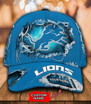 Detroit Lions-Personalized NFL Classic Cap-V2