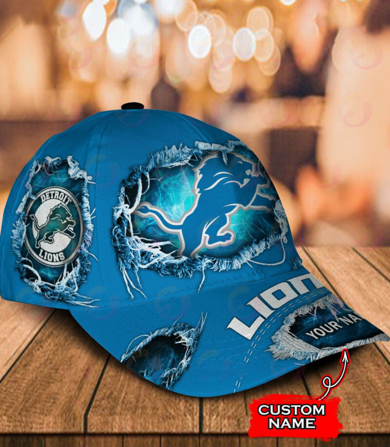 Detroit Lions-Personalized NFL Classic Cap-V2