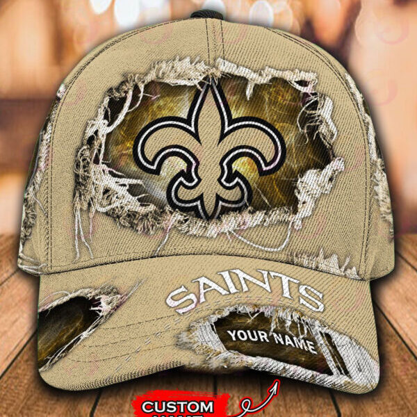 New Orleans Saints-Personalized NFL Classic Cap-V2