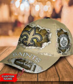 New Orleans Saints-Personalized NFL Classic Cap-V2