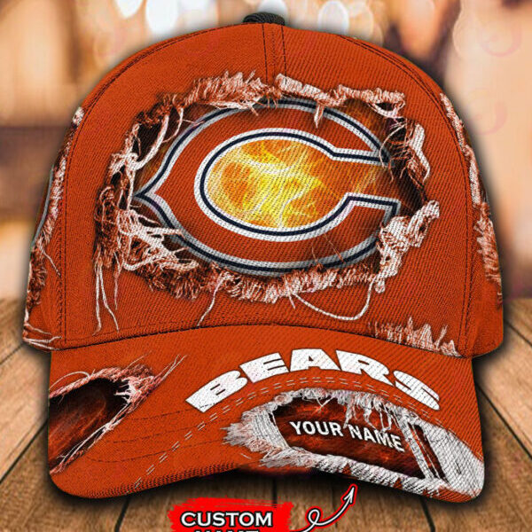 Chicago Bears-Personalized NFL Classic Cap-V2